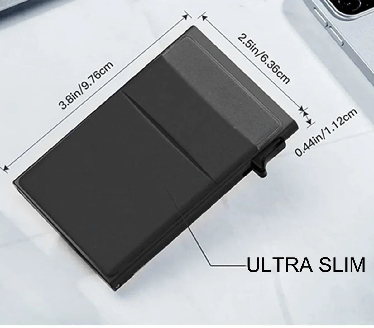 Smart Rfid Metal Pop Up Credit Card Holder Wallet Case