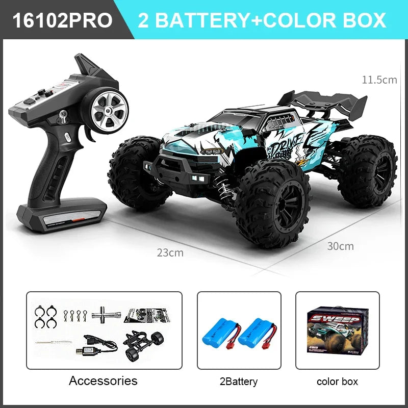 WDSZKMYF Brushless 4WD Off Road Remote Control Car For Kids