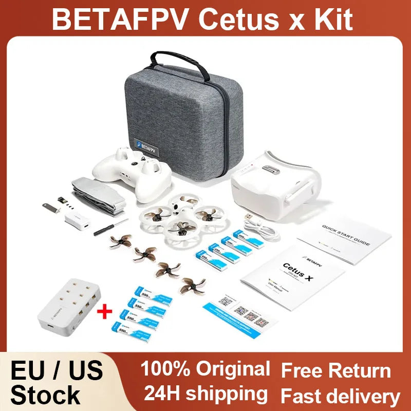 Betafpv Cetus X Fpv Racing Drone Kit With Vr03 Goggles