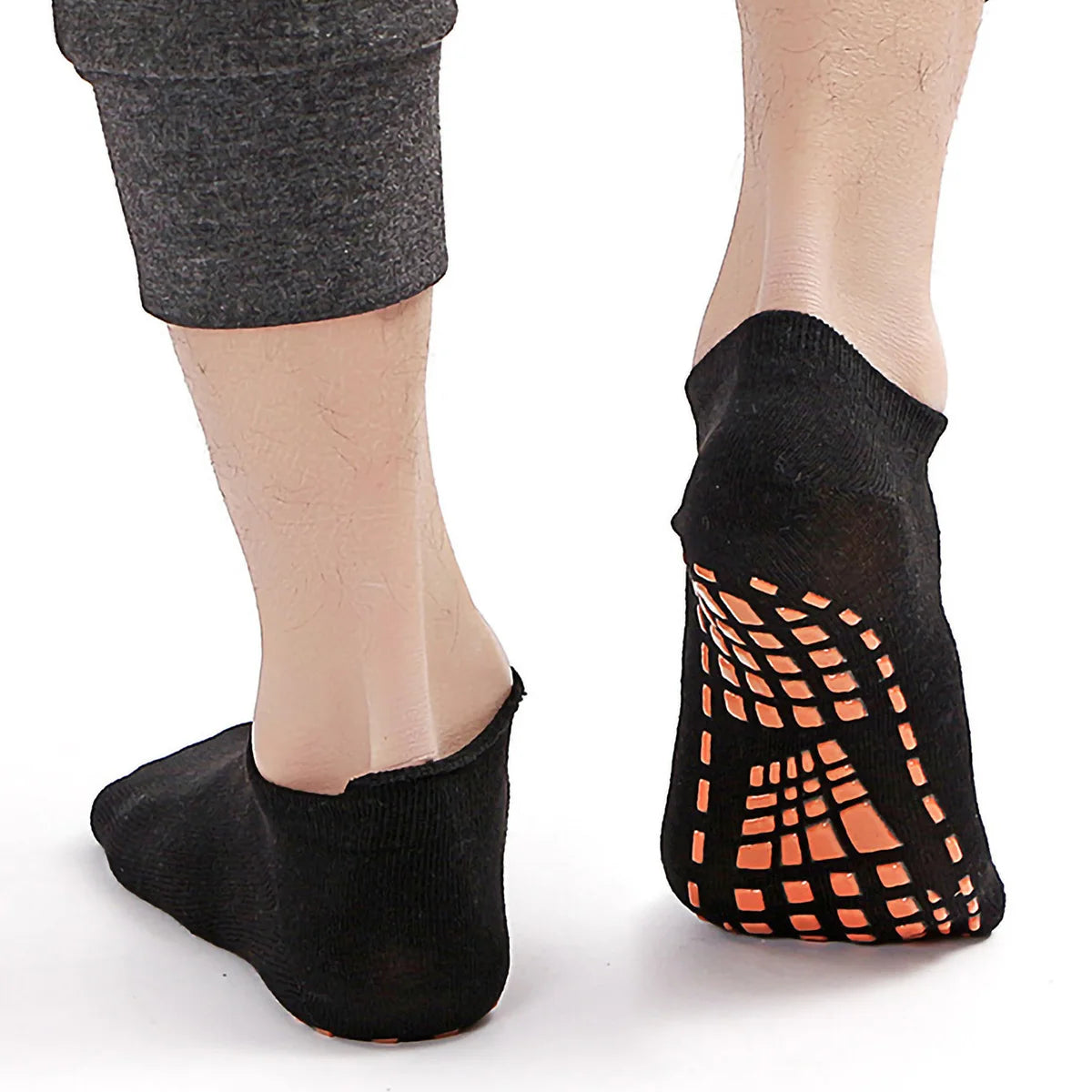Unisex Silicone Non Slip Grip Trampoline Socks For Yoga Sports