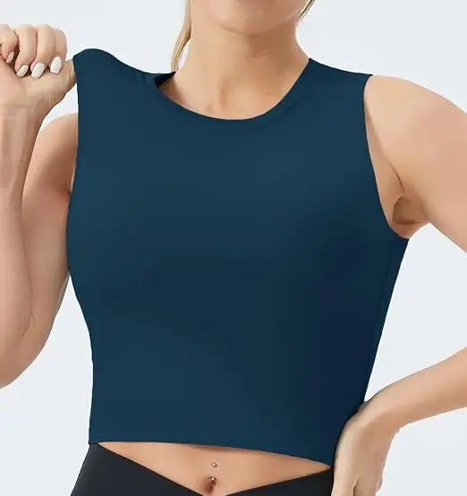 The Gym People Women Sleeveless Sports Bra With Removable Pads