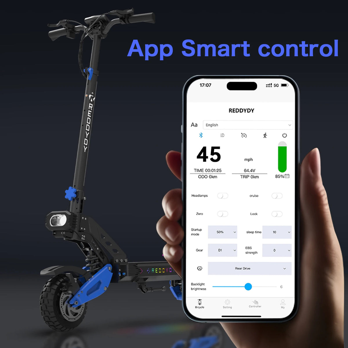 REDDYDY RD2 Dual Motor Off Road Electric Scooter for Adults
