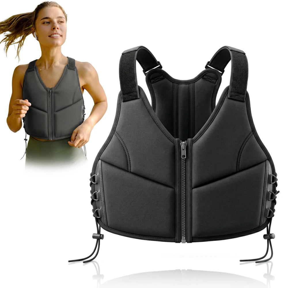 Adjustable Weighted Vest For Running And Fitness Training
