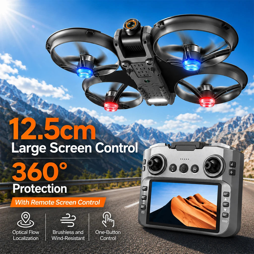 Znlyrion 8K Dual Camera RC Drone With Brushless Motor System