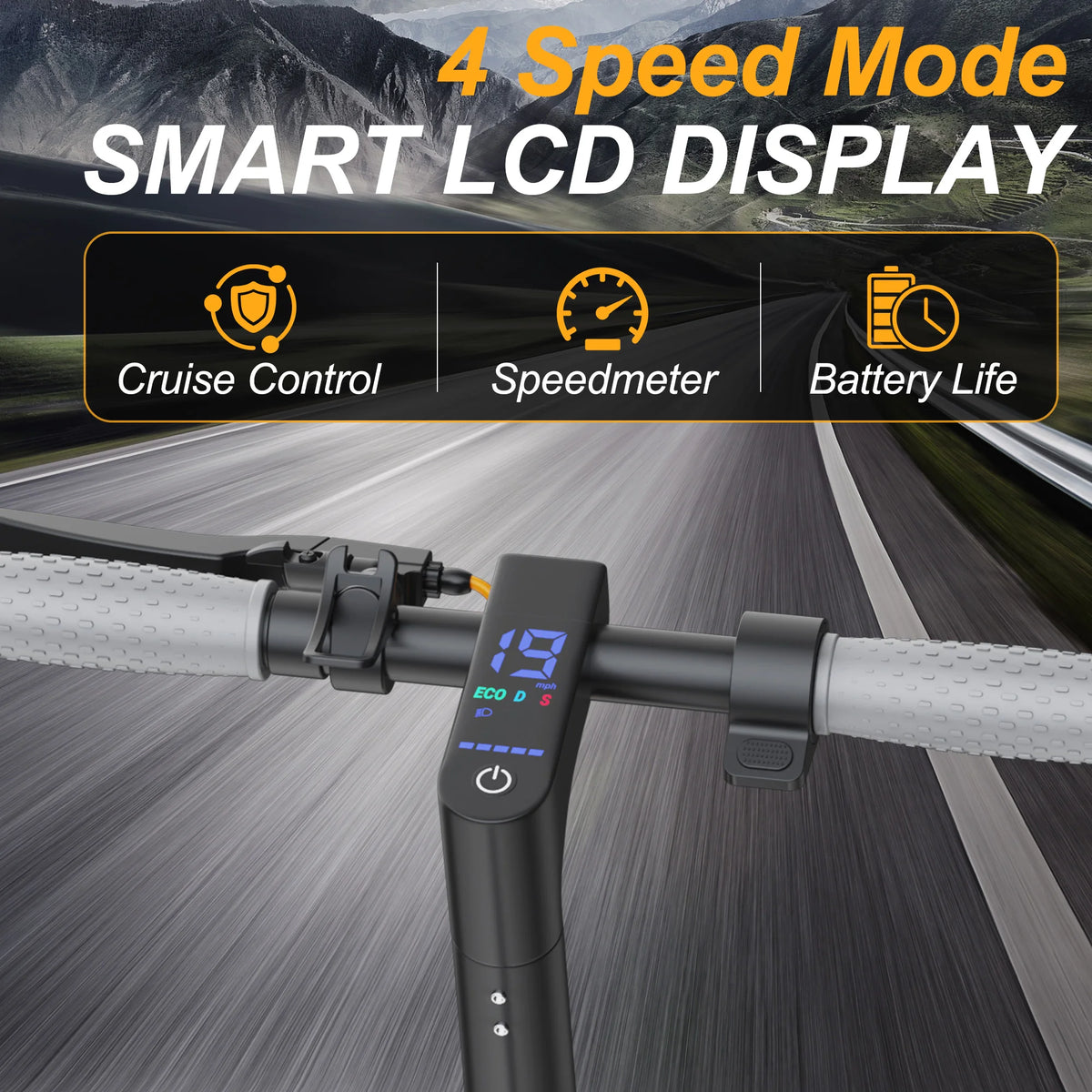 AOVOPRO 350W Electric Scooter With App Control And Dual Suspension