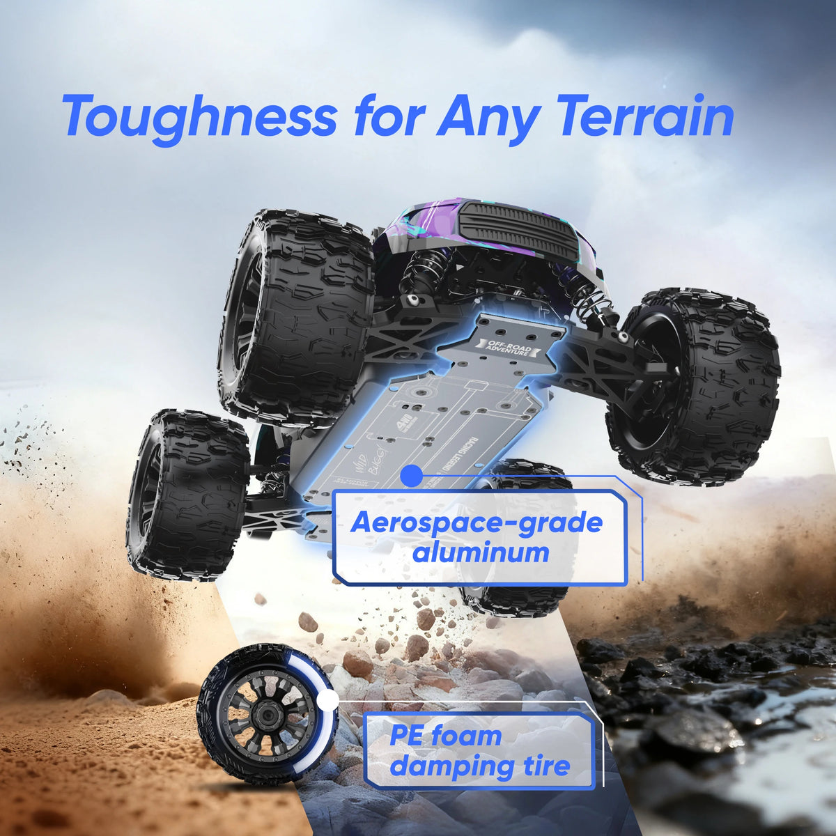 JIUSI Brushless 4WD High Speed Off Road RC Racing Car