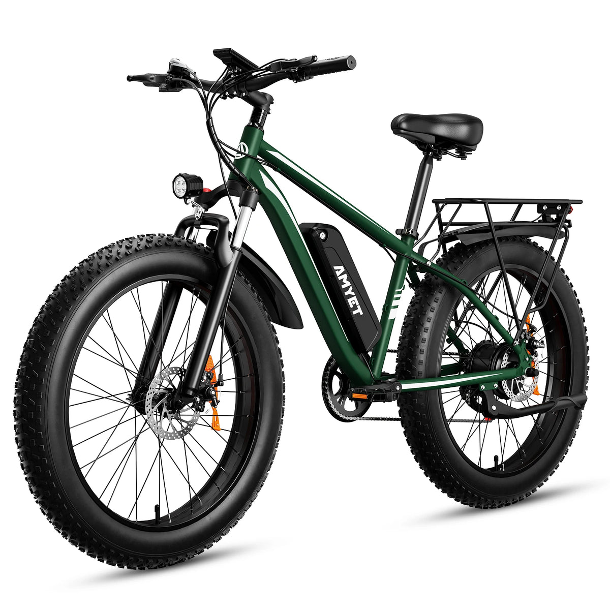 AMYET Electric Fat Tire Mountain Bike With Powerful 1500W Motor