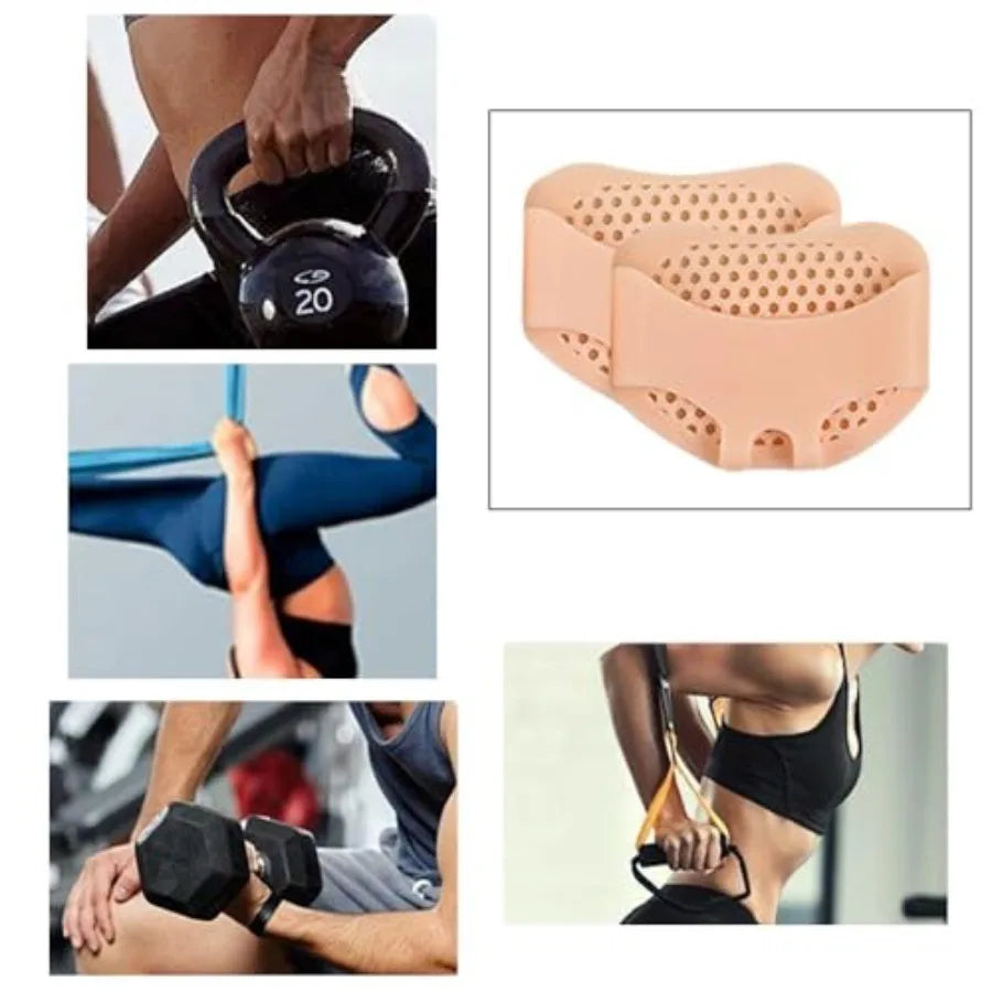 Silicone Palm Grip Pads For Weightlifting And Gym Training