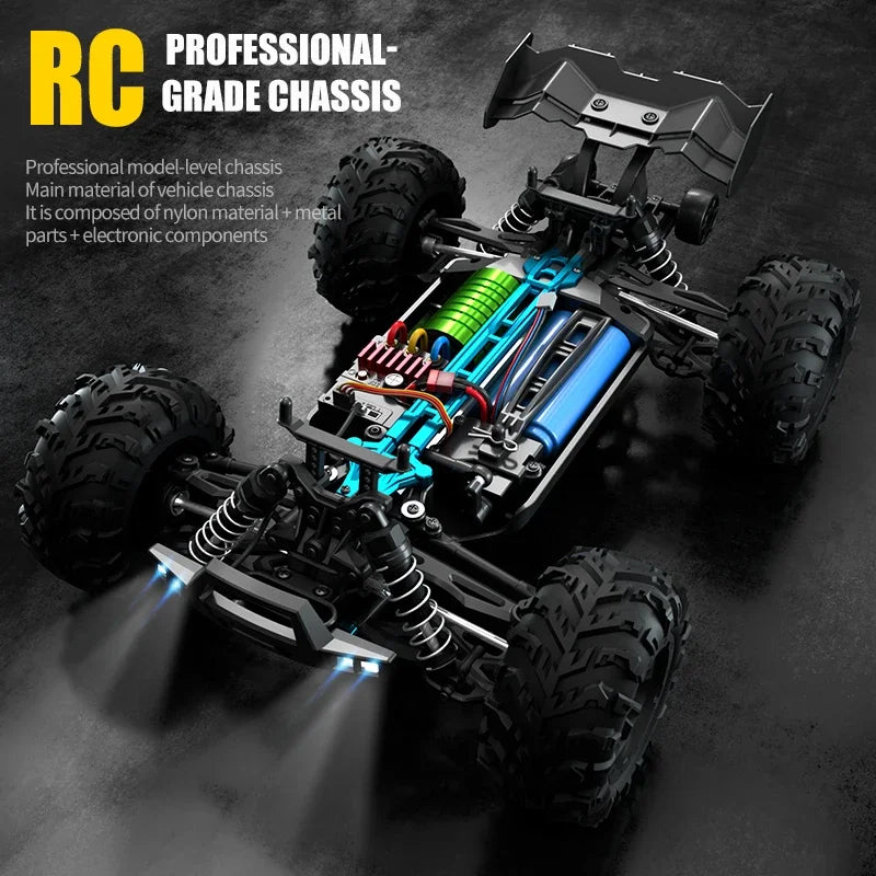 WDSZKMYF Brushless 4WD Off Road Remote Control Car For Kids