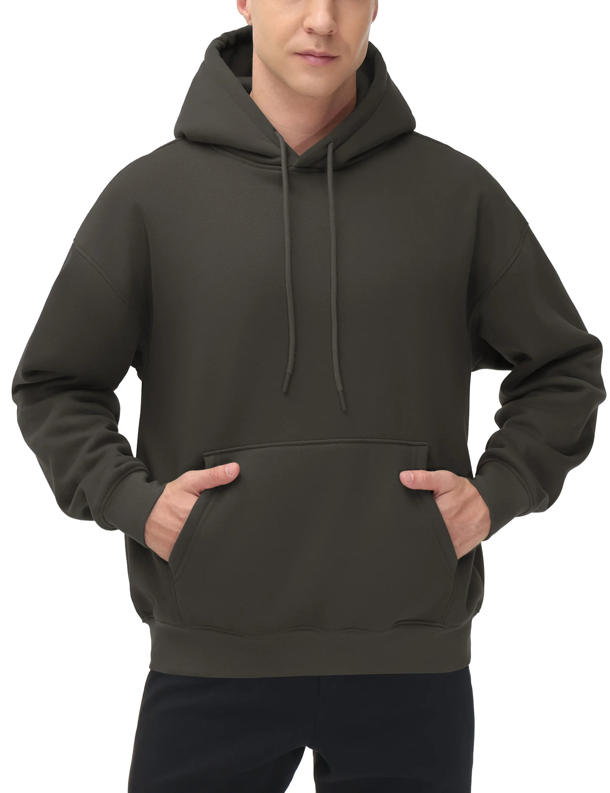 THE GYM PEOPLE Men's Loose Fit Pullover Hoodie Soft Lightweight Hooded Sweatshirt with Pockets