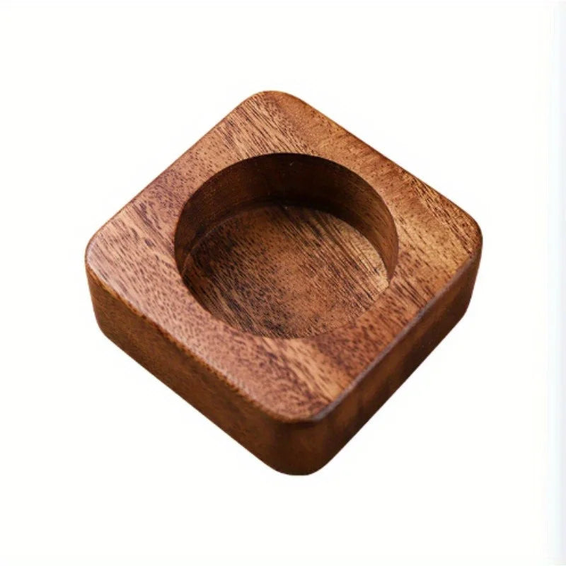 South American Walnut Incense Holder Wooden Box for Sandalwood Disks
