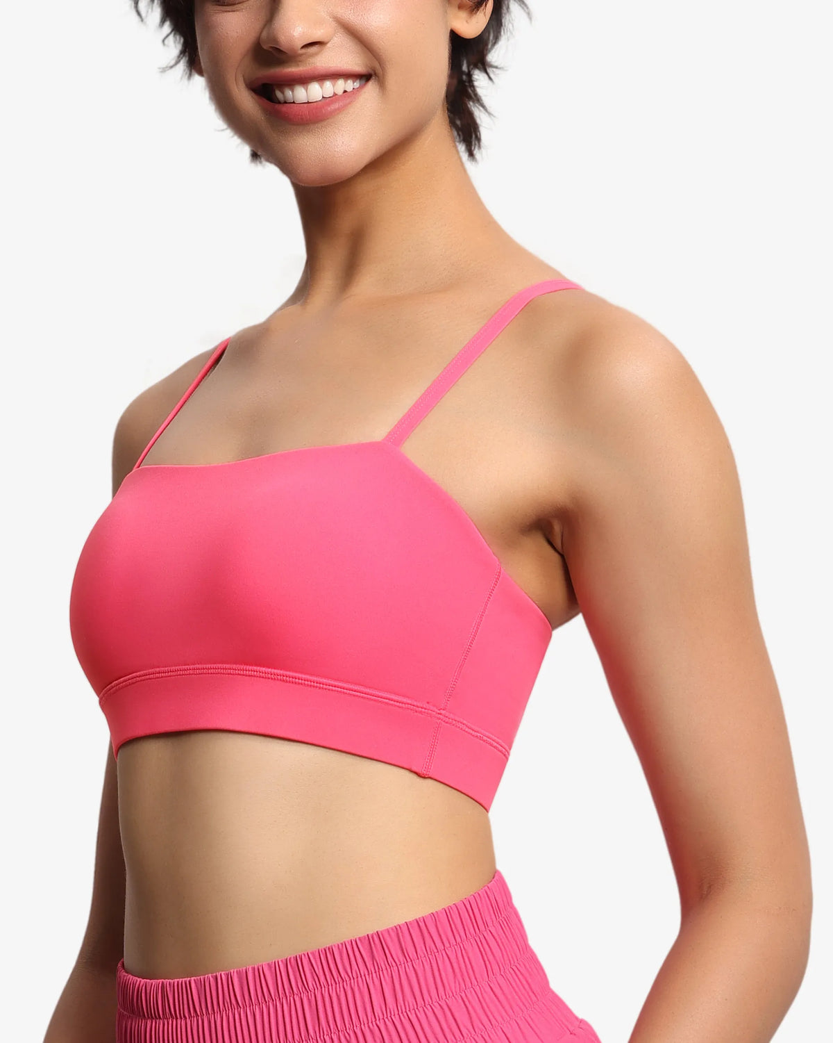 The Gym People Womens Adjustable Wireless Removable Padding Workout Bra