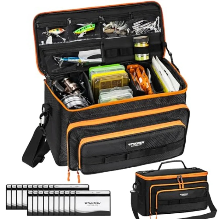 Waterproof Fishing Tackle Bag Organizer For Soft Plastic Baits