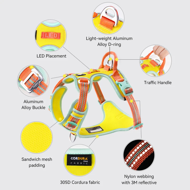Truelove Reflective No Pull Dog Harness for Comfortable Training