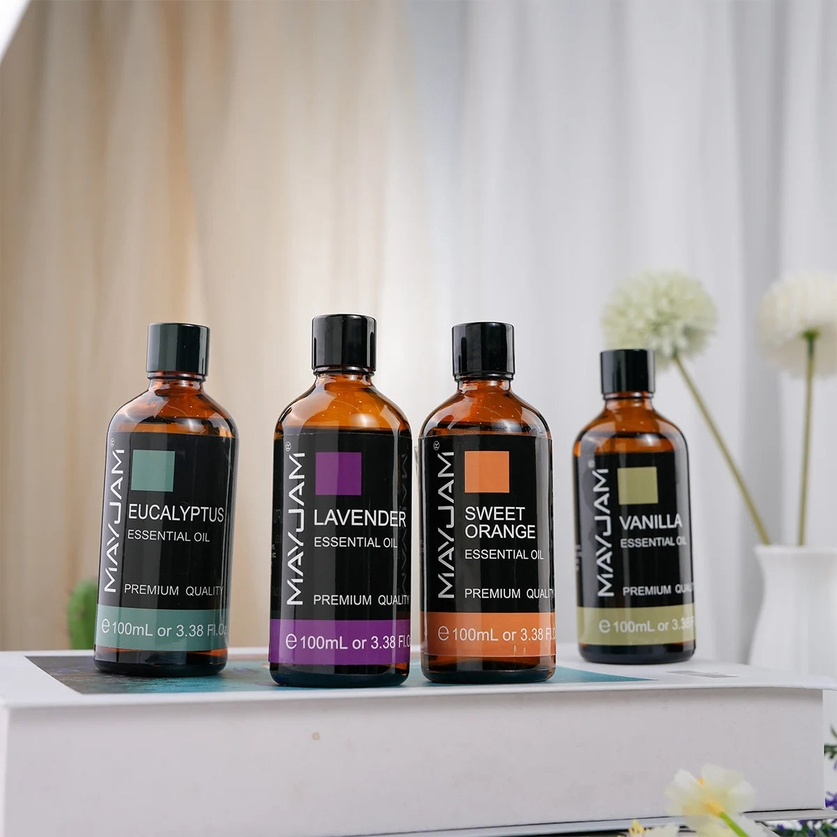 MAYJAM Premium Natural Essential Oil Blend For Relaxing Aromatherapy