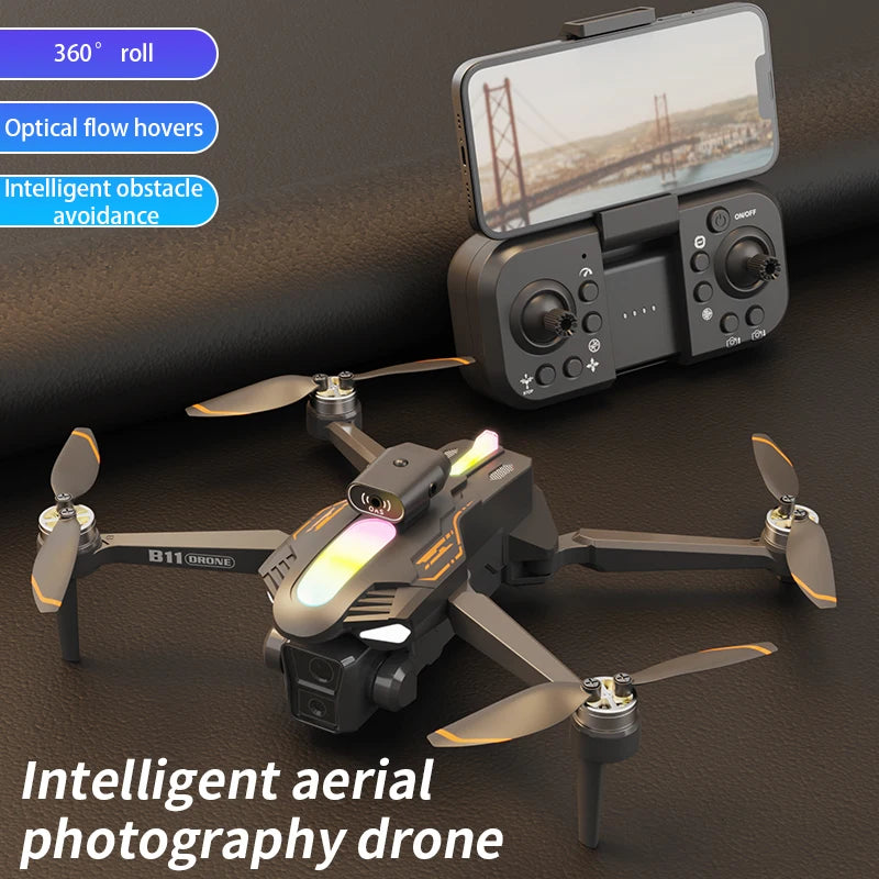 B11 Pro WiFi FPV Foldable Drone Dual Camera Altitude Hold