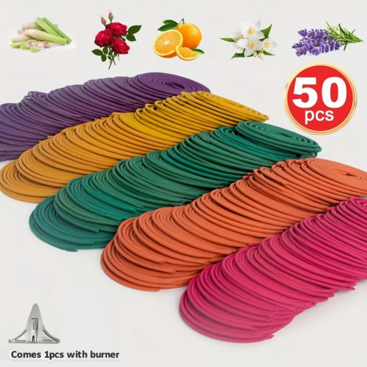 Premium Spiral Incense Coils Aromatherapy Blend For Meditation And Relaxation
