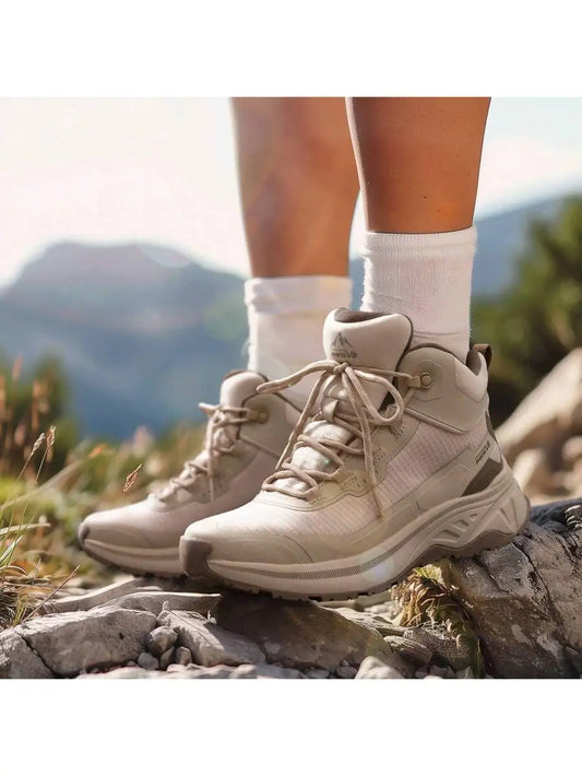 Womens Waterproof Lightweight Hiking Boots With Slip Resistant Comfort