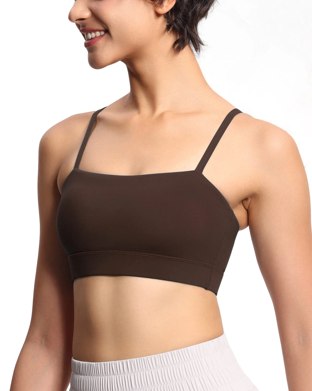 The Gym People Womens Adjustable Wireless Removable Padding Workout Bra