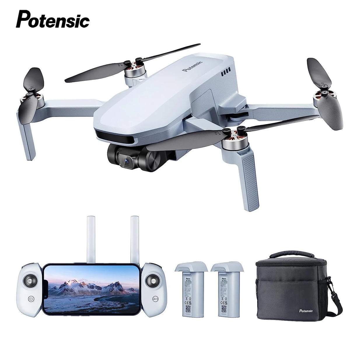 Potensic ATOM SE 4K GPS Camera Drone Single Axis Gimbal