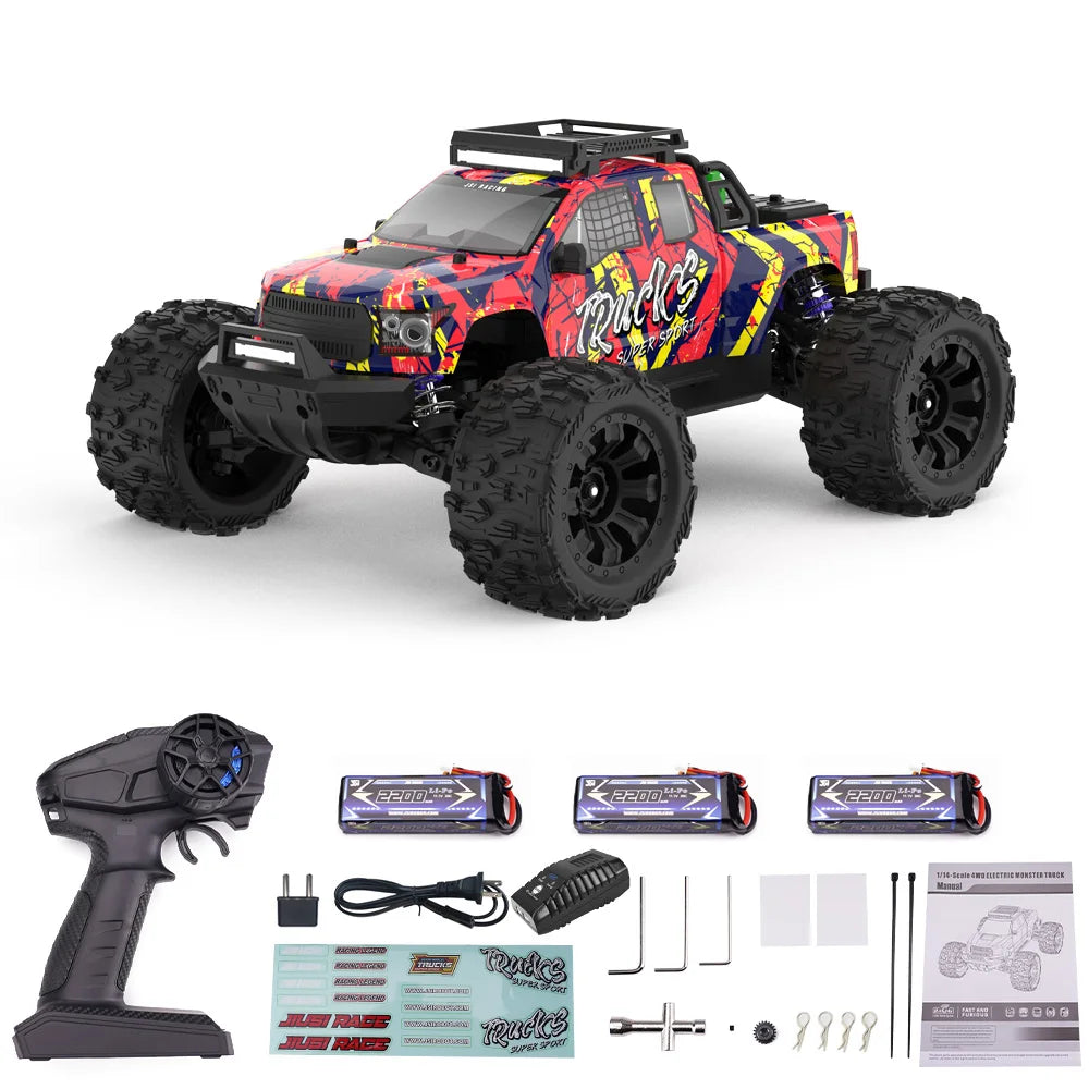 JIUSI Brushless 4WD High Speed Off Road RC Racing Car