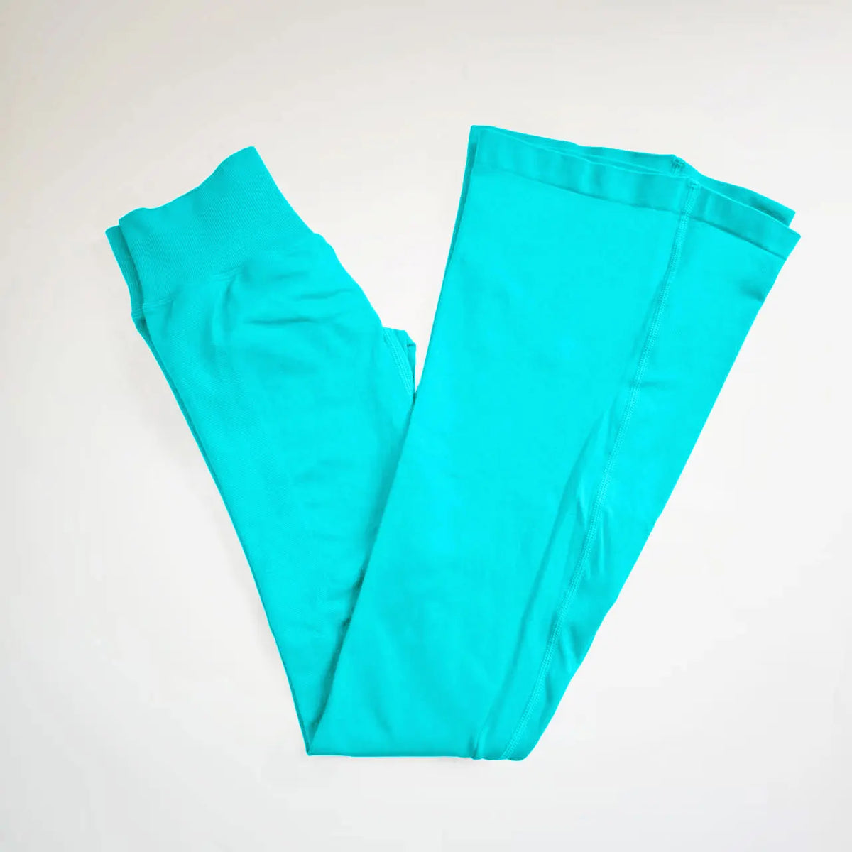 NCLAGEN Women Seamless Flared Yoga Leggings With Scrunch Booty