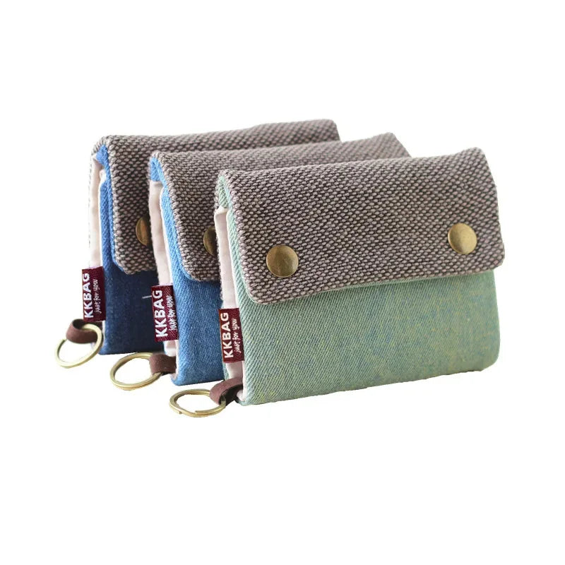 Canvas Totoro Wallet With Multi Pocket Coin Organizer