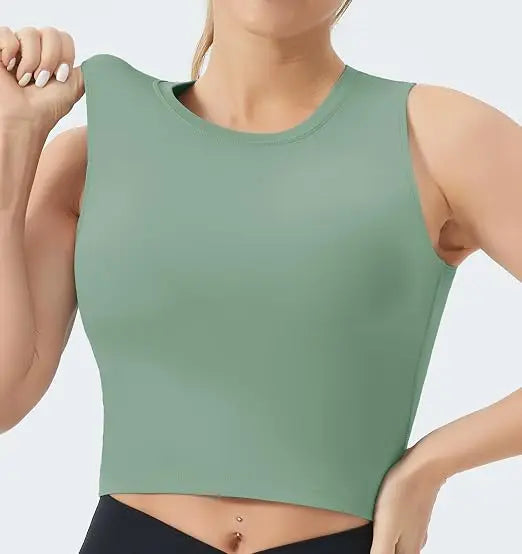 The Gym People Women Sleeveless Sports Bra With Removable Pads