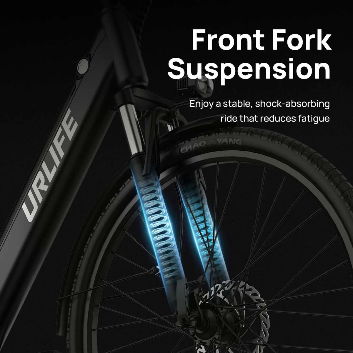 URLIFE E26 Electric Commuter Bike With Removable Battery