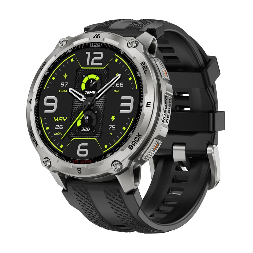 KOSPET Tank T4 Rugged Smartwatch With GPS And Heart Rate
