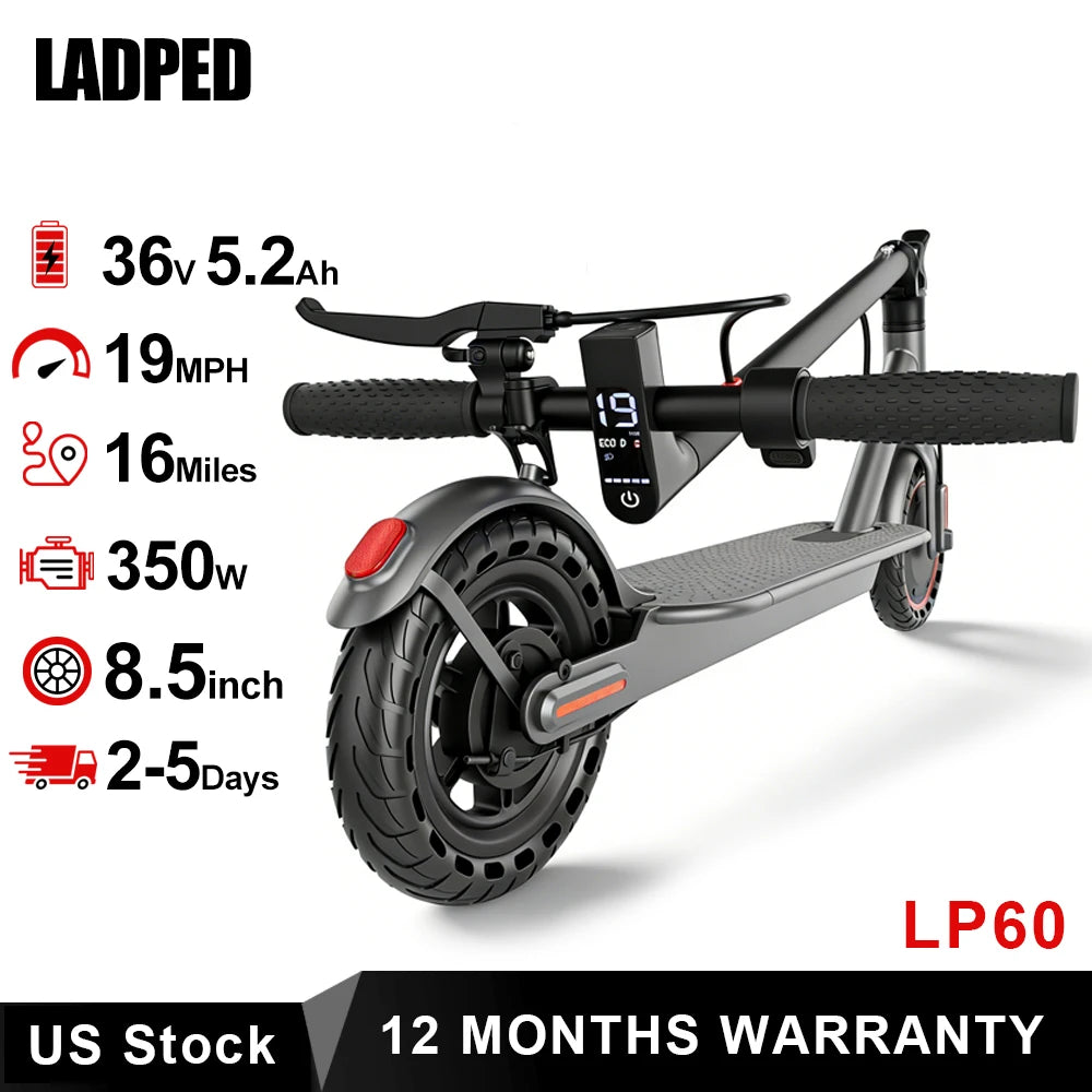 LADPED LP60 Electric Scooter 350W Folding Urban Commuter