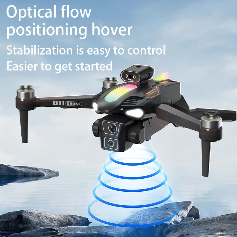 B11 Pro WiFi FPV Foldable Drone Dual Camera Altitude Hold