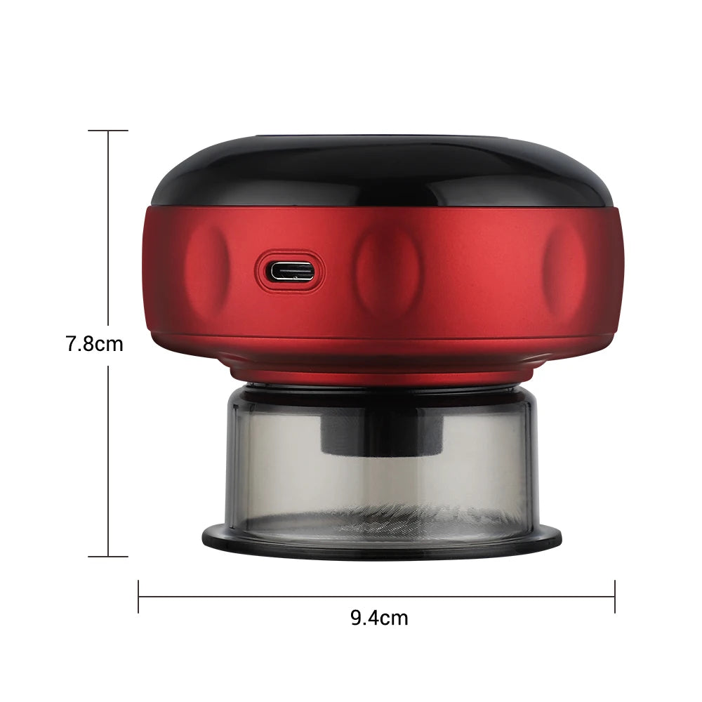 Intelligent Vacuum Cupping Massager With 12 Gears And Heating Function