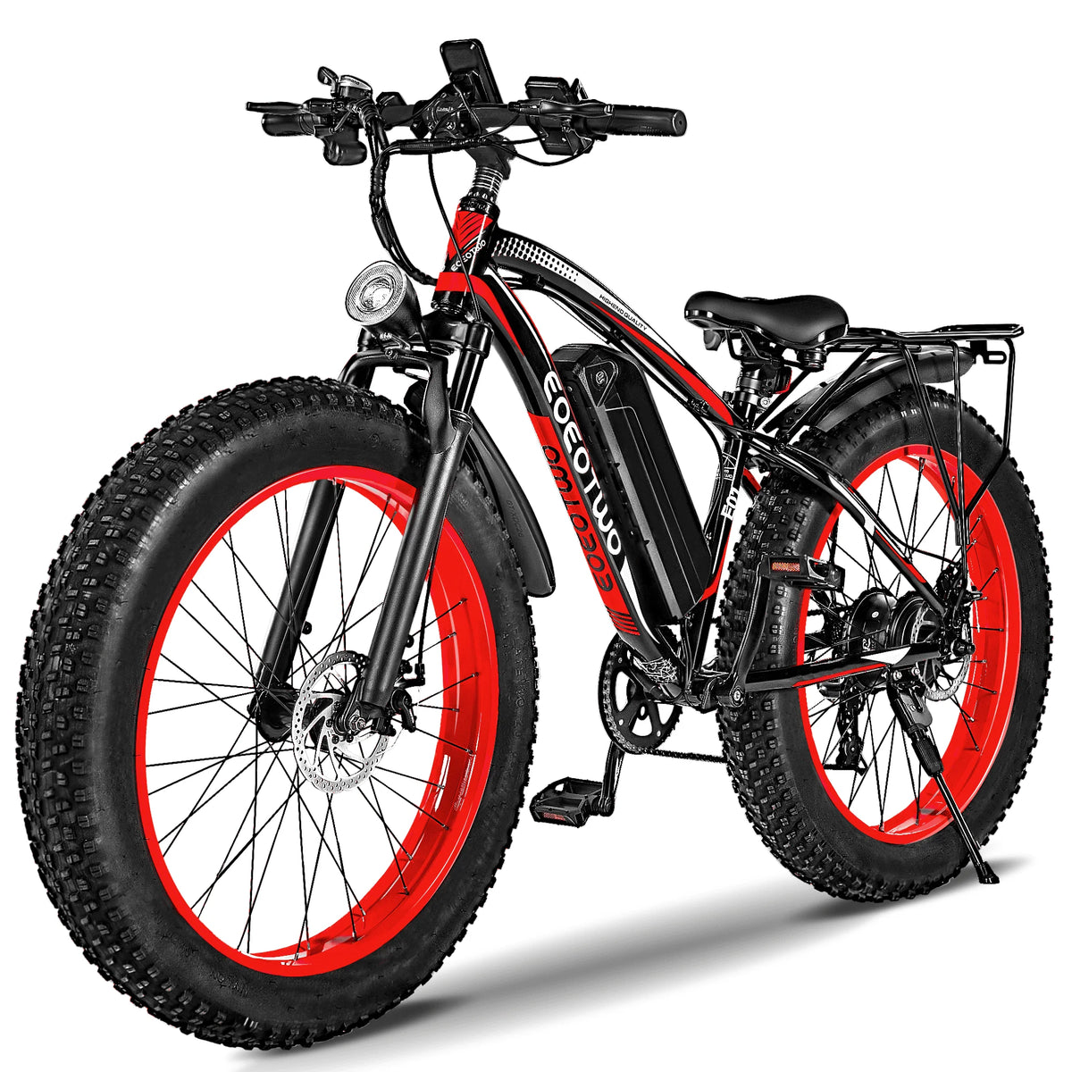 Eoeotwo 1000W Electric Bike 48V 15Ah Battery 34Mph 60Mi Range