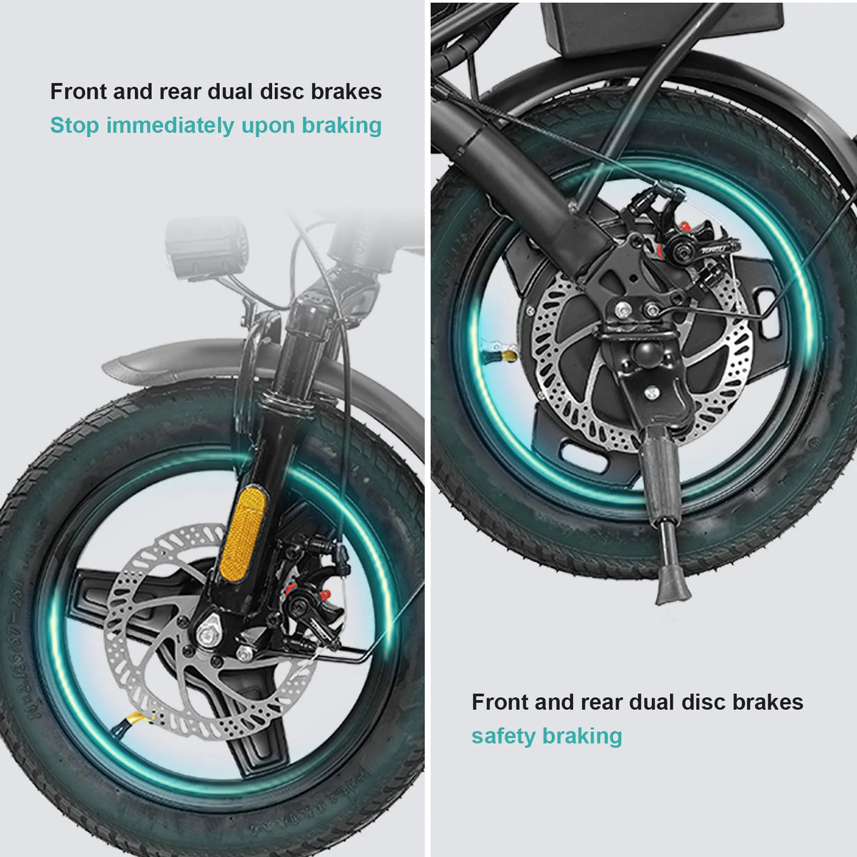 FURIDER Folding Electric Bike With Removable Battery For Adults