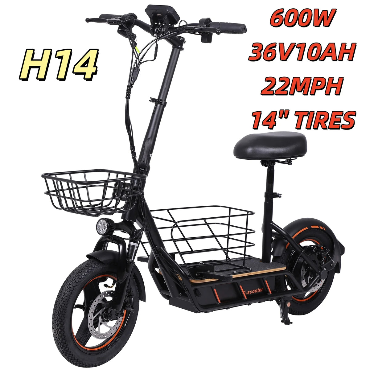 EOEOTWO 1200W Off Road Electric Scooter 48V 30MPH Foldable E-Scooter
