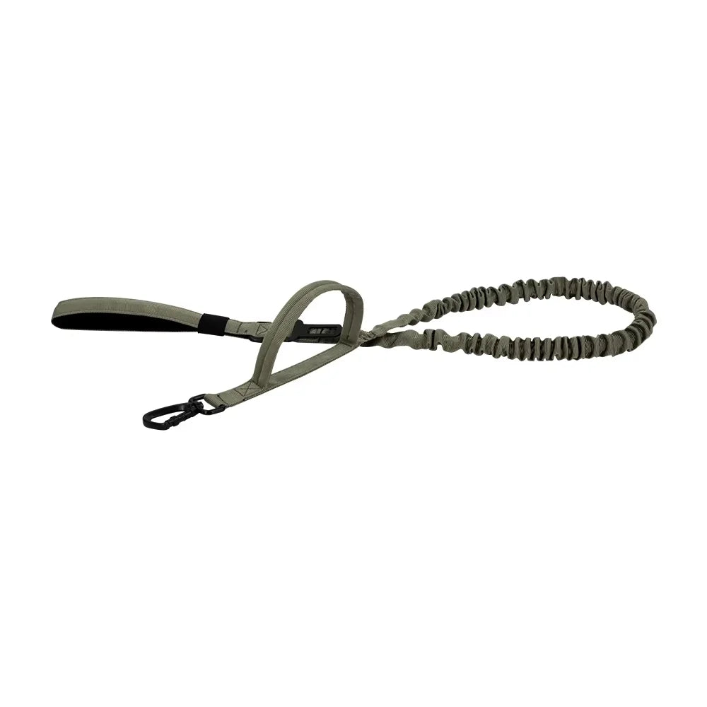 Adjustable Tactical Nylon Dog Leash With Dual Quick Release Handles
