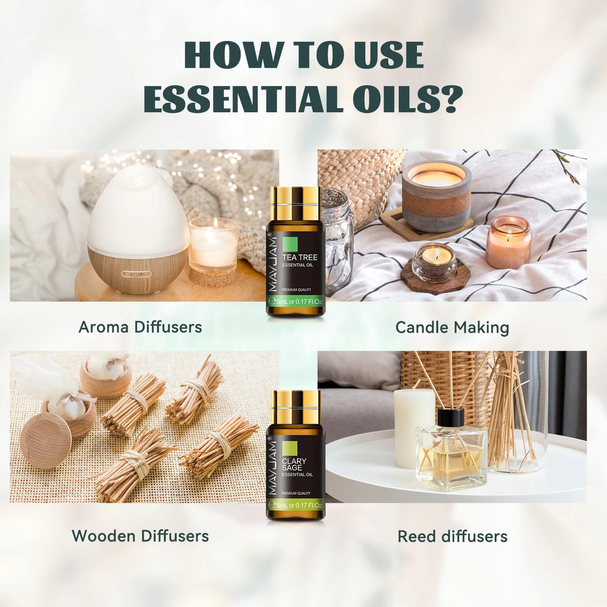 Mayjam 20 Piece Natural Aromatherapy Essential Oils Set
