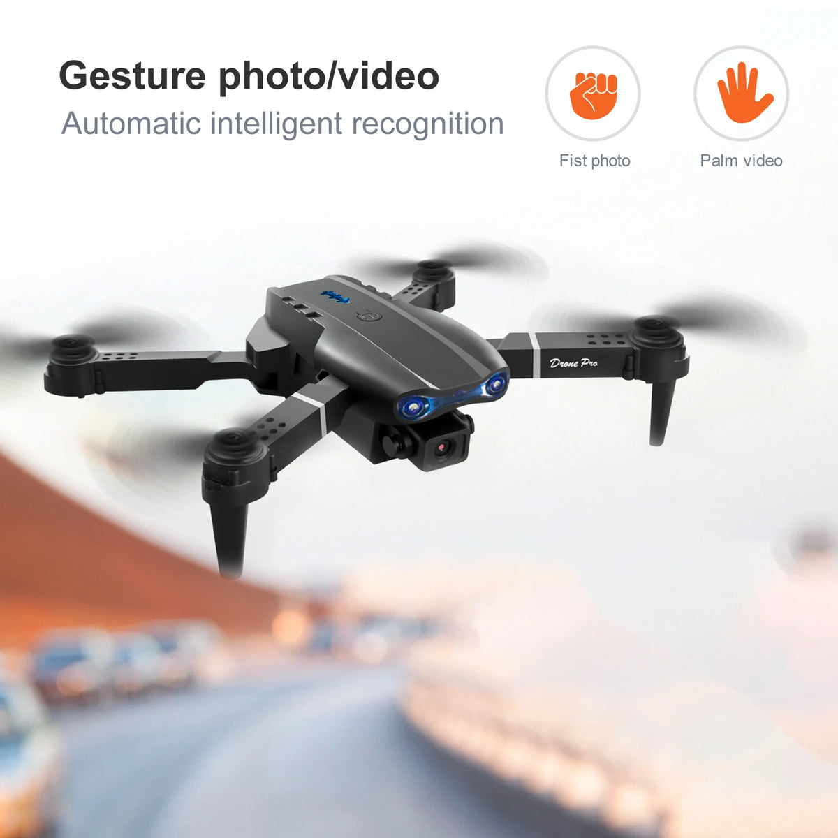 ZNLYRION Dual Camera FPV Foldable Drone With Optical Flow Hover