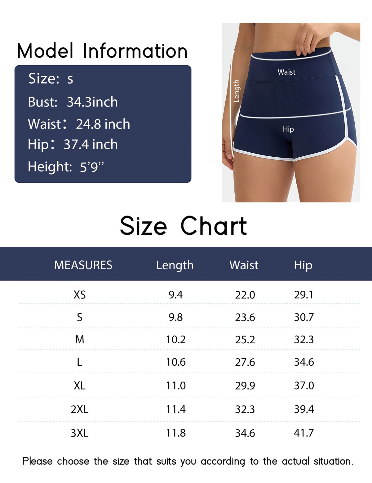 THE GYM PEOPLE Women's High Waist Workout Shorts Breathable Dolphin Split Elastic Lounge Yoga Shorts