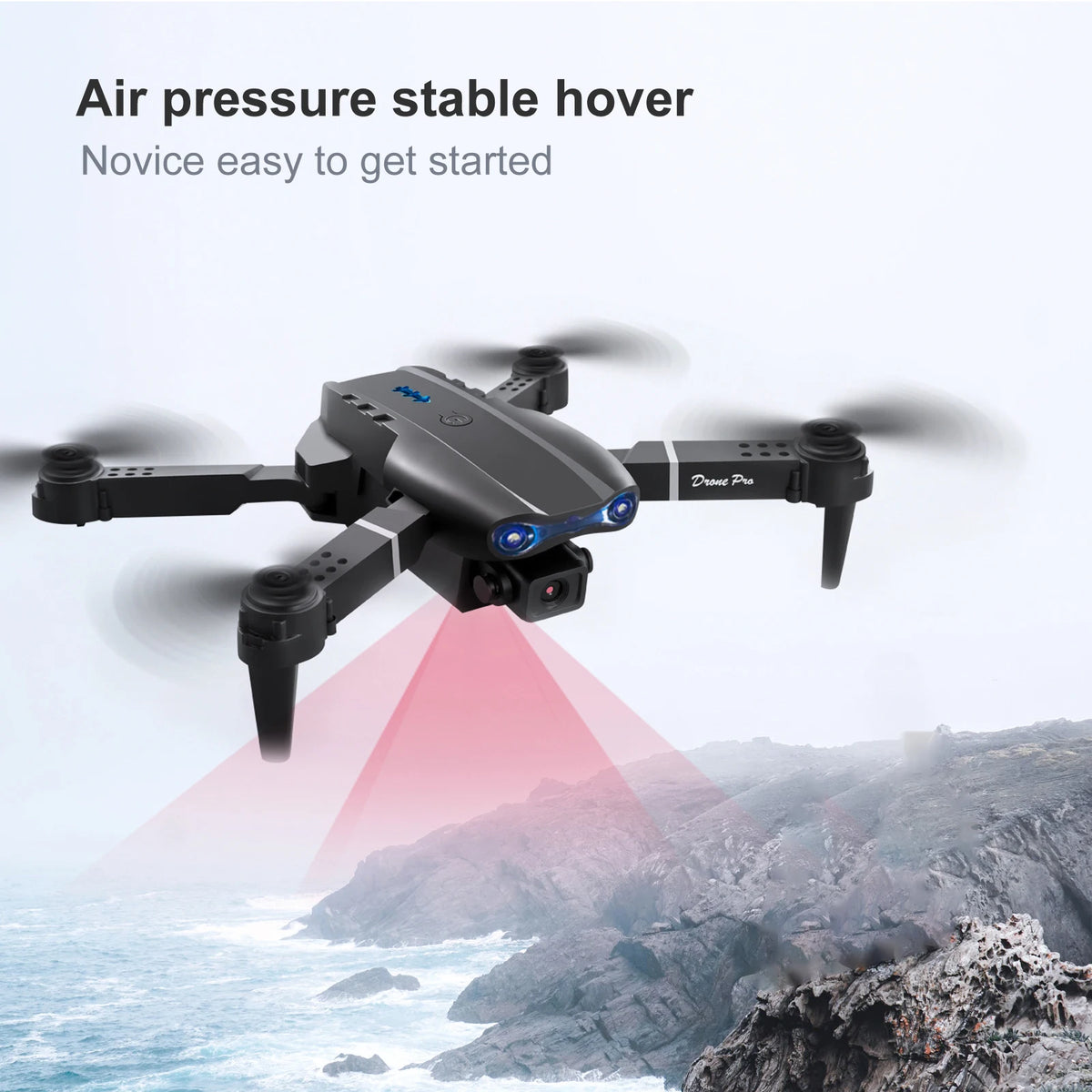 ZNLYRION Dual Camera FPV Foldable Drone With Optical Flow Hover