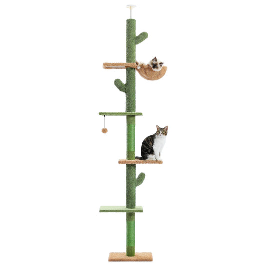 PAWZ Road Five Tier Floor To Ceiling Cat Climbing Tower