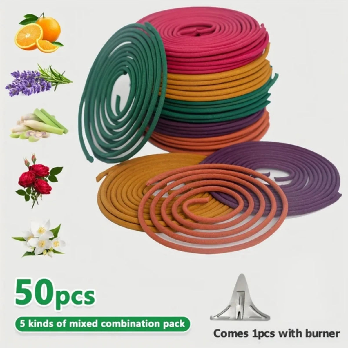 Premium Spiral Incense Coils Aromatherapy Blend For Meditation And Relaxation