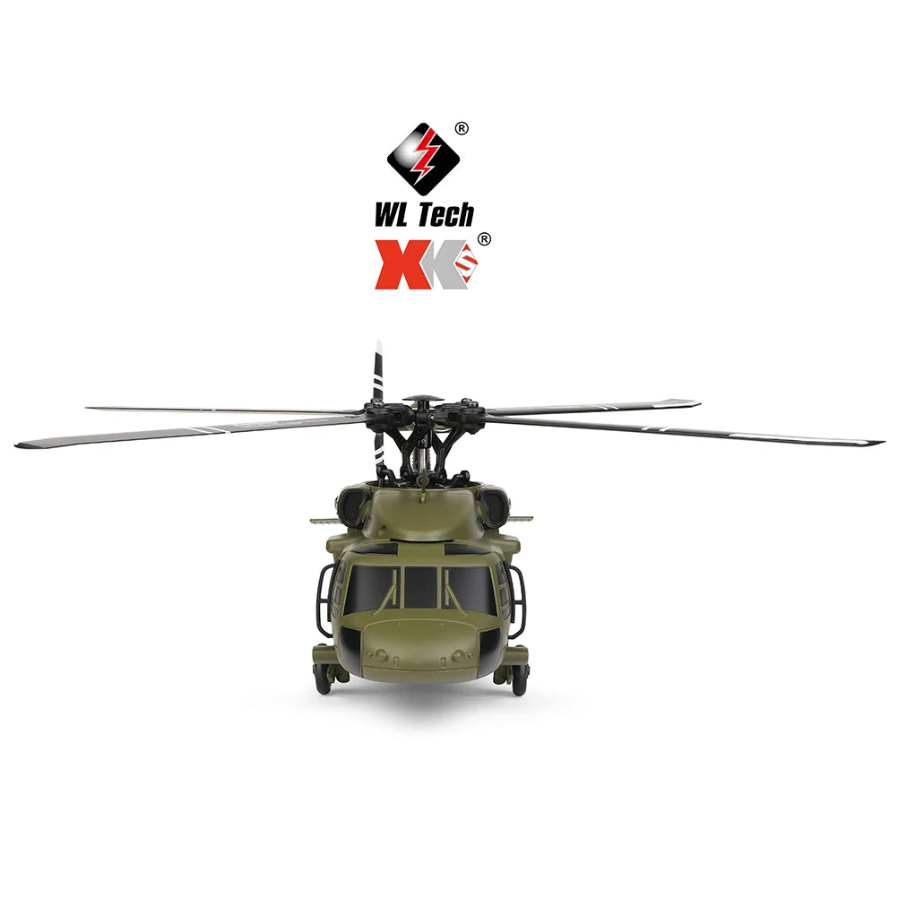 WLtoys K170 UH-60L RC Helicopter With Gyroscope And LED Lights