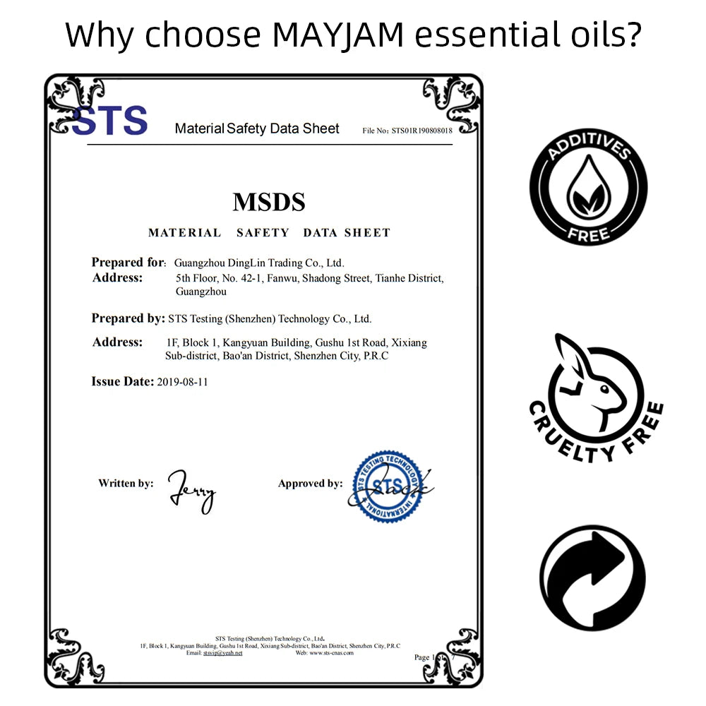 MAYJAM Essential Oils for Diffusers Humidifiers and Home Fragrance