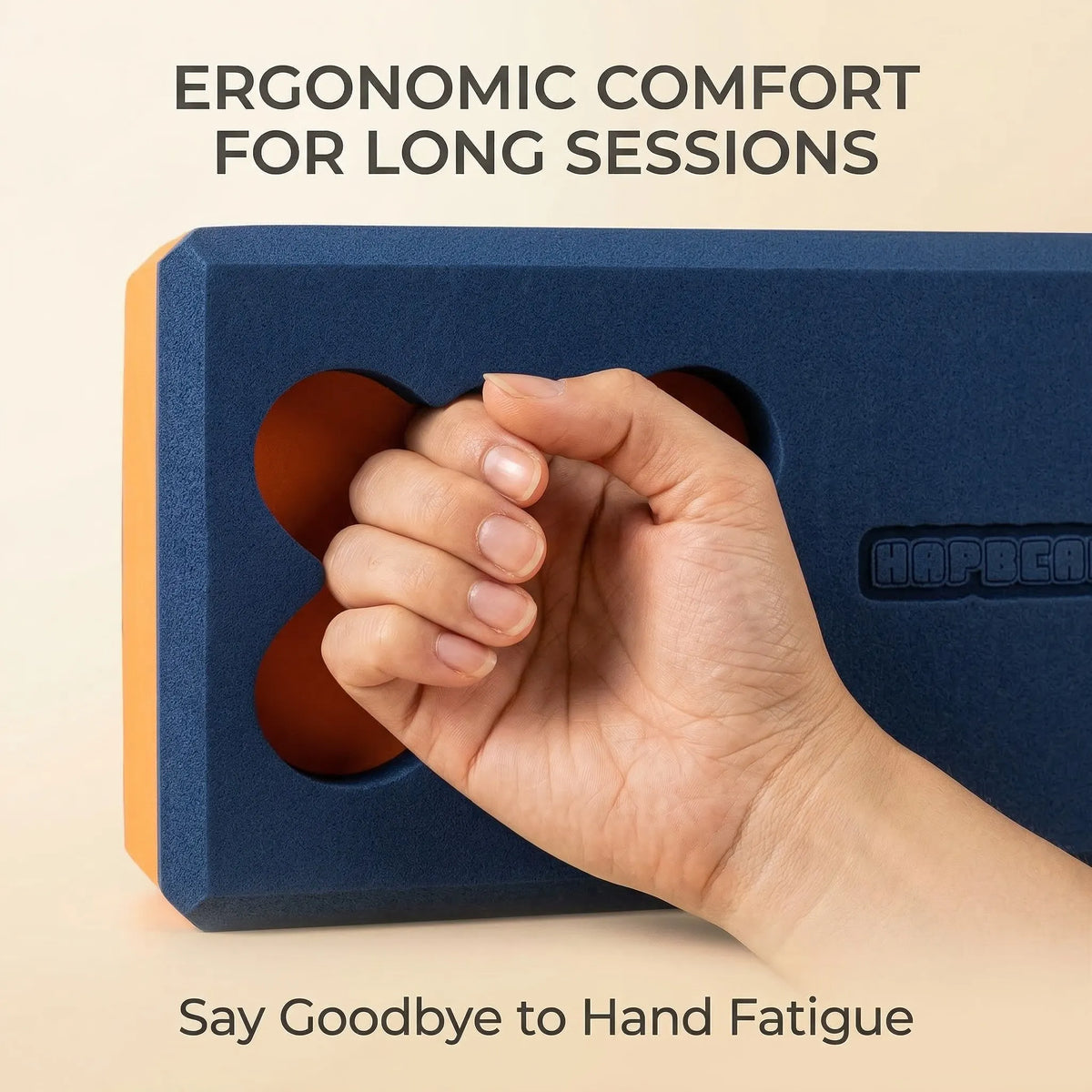 Hapbear Eva Foam Yoga Blocks Two Pack Featuring Textured Grip