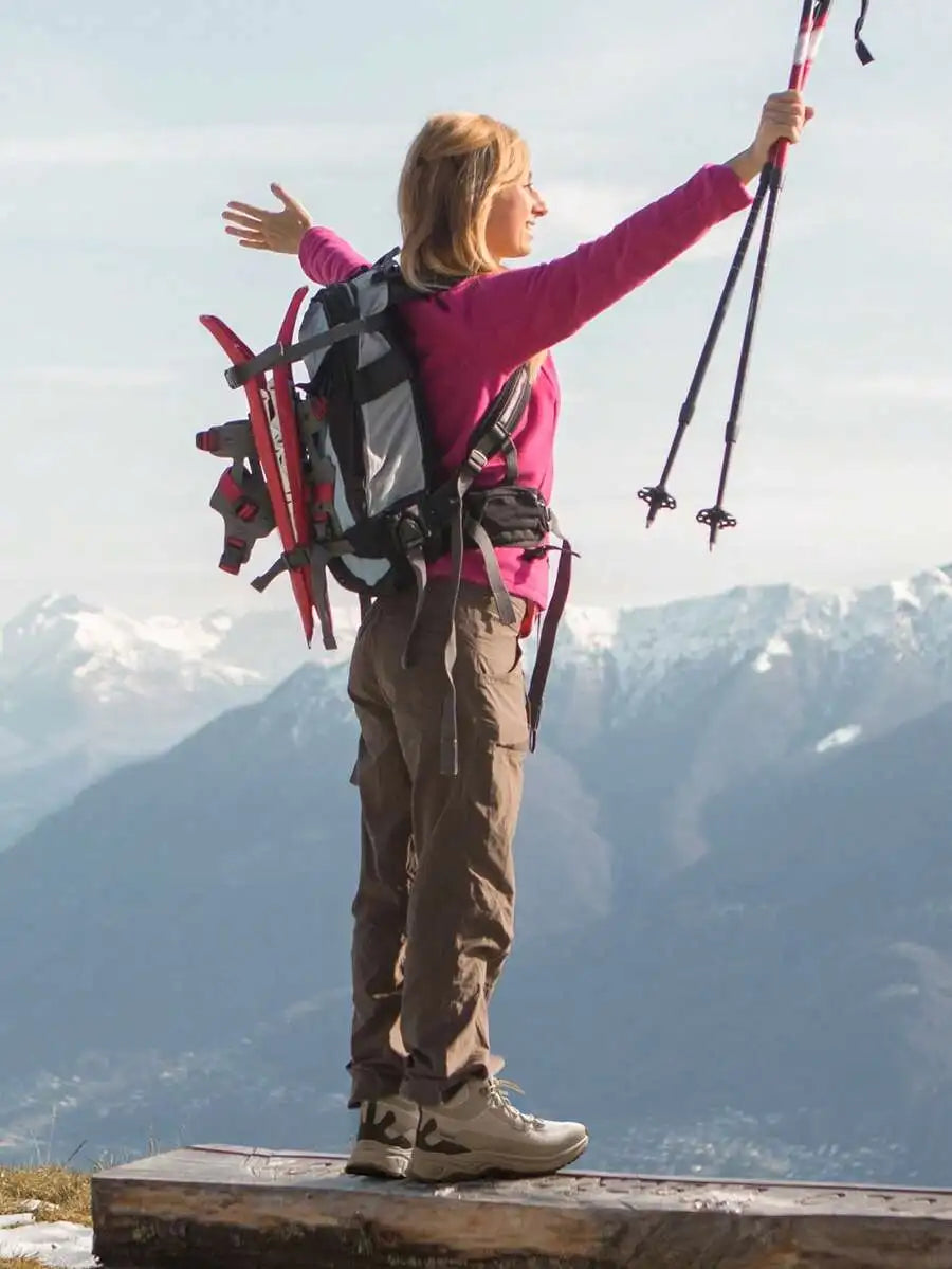 Womens Waterproof Lightweight Hiking Boots With Slip Resistant Comfort