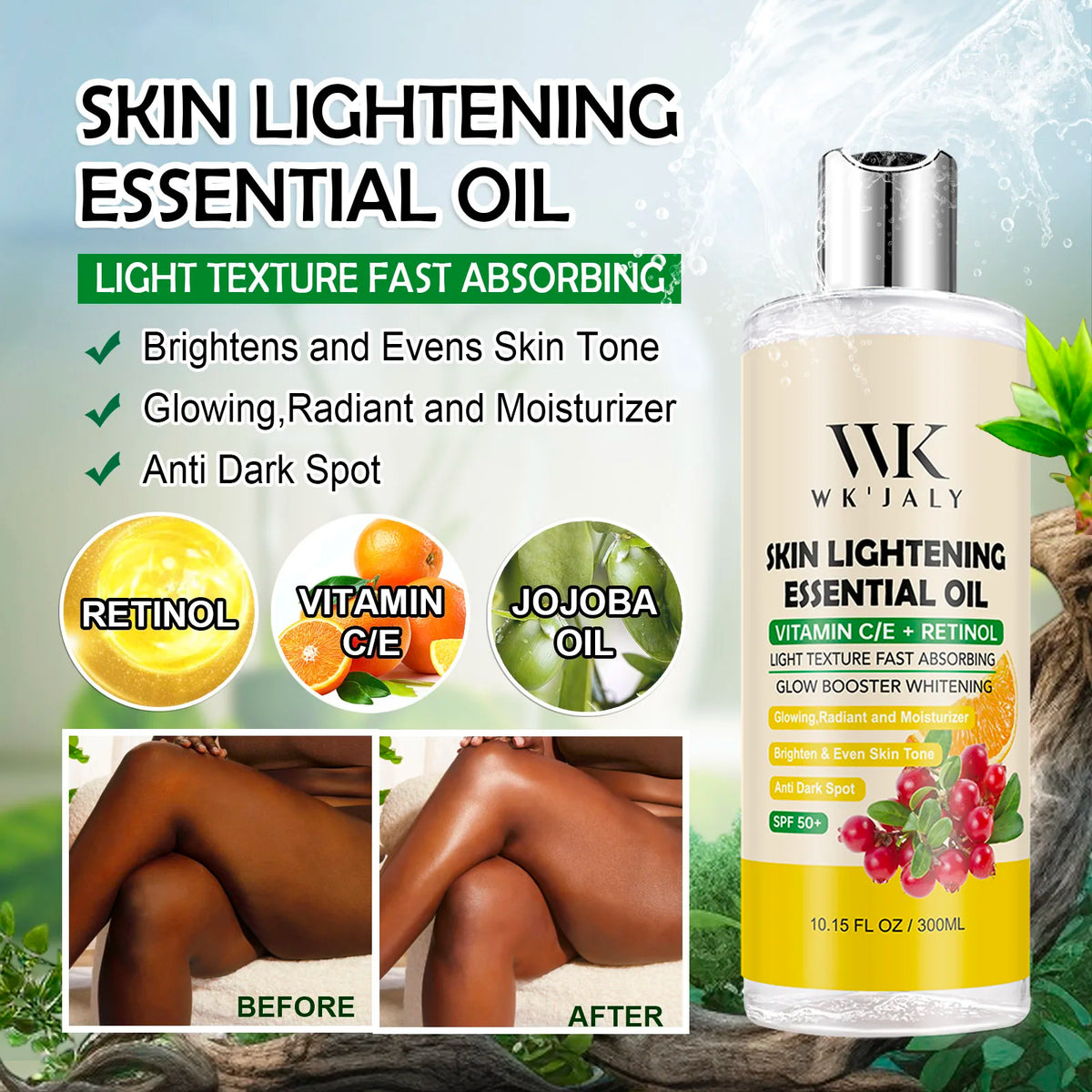 WK JALY Whitening Moisturizing Skincare Set for Dark Spots