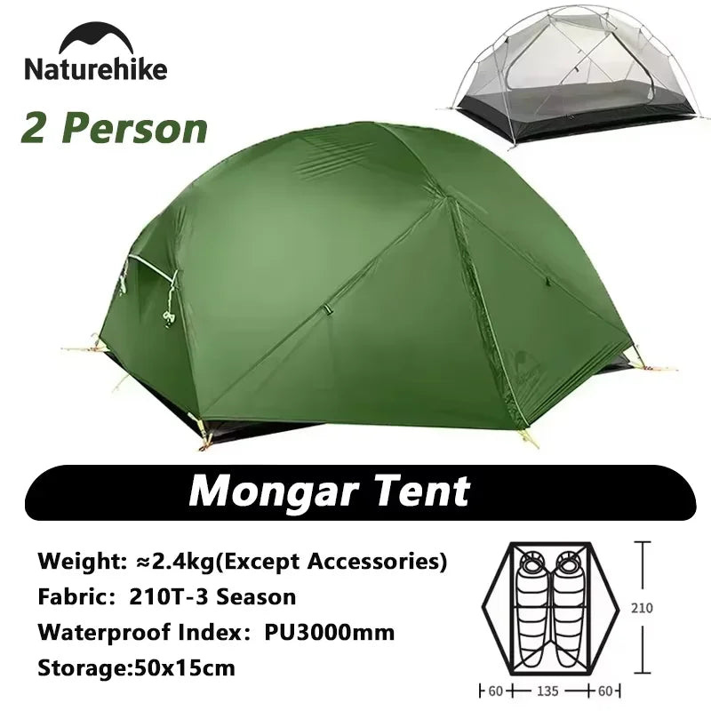 Naturehike Mongar Double Layer Waterproof Camping Tent